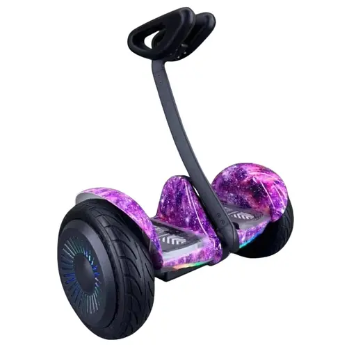 Гироскутер Ninebot Mini С Ручкой Фиолетовый космос - фото 1