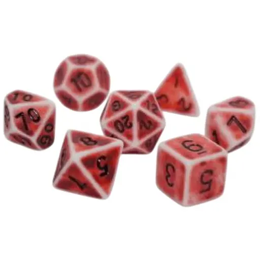 Набір кубиків Ancient 7 Dice Set - Red , 7 шт. (g7danc10) - фото 1