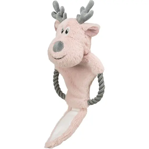 Игрушка Trixie для собак Рождественский олень с шелестом полиэстер 47 см - фото 2