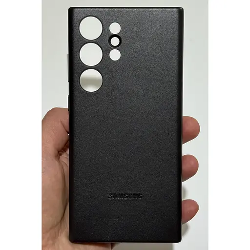 Оригінальний шкіряний чохол Samsung Leather Case для Samsung Galaxy S23 Ultra (6.8") Black EF-VS918LBEGRU - фото 7