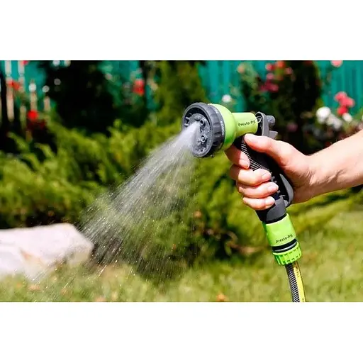 Пістолет для поливу пластиковий Presto-PS насадка на шланг (7202G) - фото 4