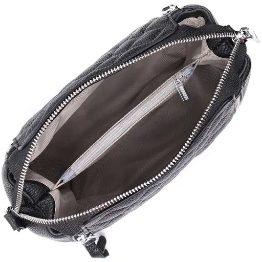 Женская сумка Vintage с ромбовидным узором из натуральной кожи 22х18х11 см sum0027013 - фото 9