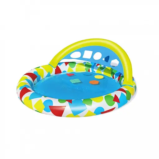 Бассейн детский надувной 52378 круглый, 120-117-46см - фото 7