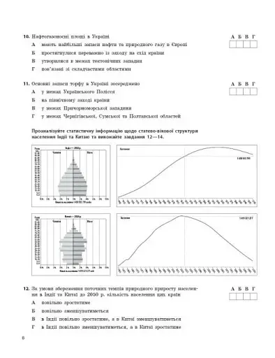 НМТ 2026. Географія. Тестовий зошит - фото 2