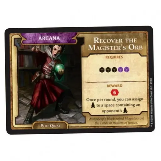 Настільна гра Wizards of the Coast Dungeons & Dragons: Лорди Глибоководдя (D&D Board: Lords of Waterdeep) (англ.) (692584) - фото 10