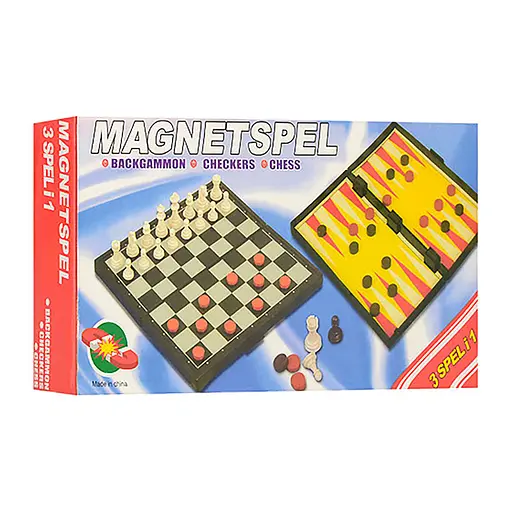 Шахи магнітні Bambi 2029, 3 в 1 Шахи, шашки, нарди - фото 4