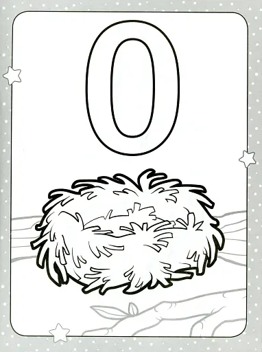 Розмальовка для найменших. Розфарбуй цифри - фото 2