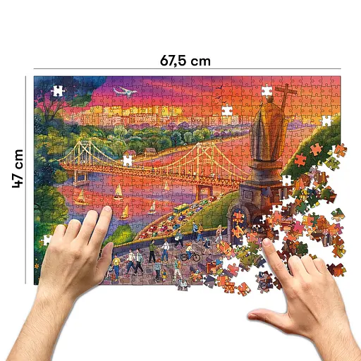Пазлы Orner Прогулка по Киеву 1000 элементов - фото 3