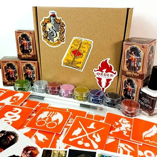 Подарочный набор "Волшебный подарок от Хогвартса" Fresh Tattoo gift-box-potter-5kids - фото 3