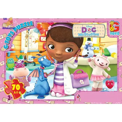 Детский пазл Доктор Плюшева DP00642 плакат 70 элементов
