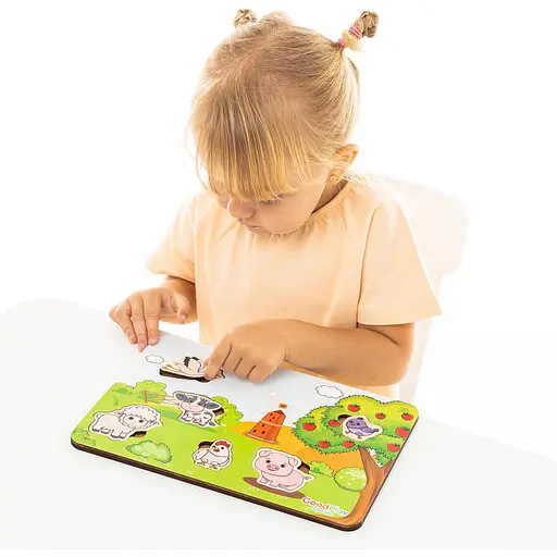 Пазл-сортер GoodPlay Фермерський світ (PS-4-012) - фото 5