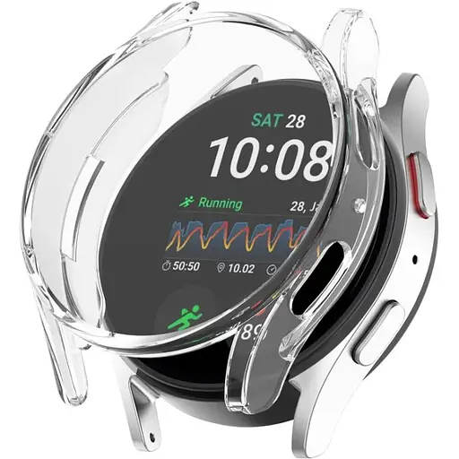 Чохол-накладка DK для Samsung Galaxy Watch7 (L300 / L305) 40mm Silicone Face Case (clear)