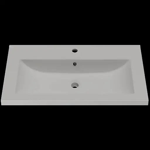 Раковина матова врізна Amidicon Cosmo 80 800x450 з литого каменю Cosmopolite_80_MAT, Білий матовий - фото 1