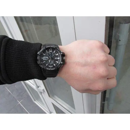 Чоловічий наручний годинник Skmei Resist 0990 Чорний - фото 10