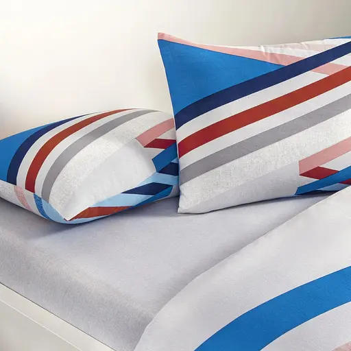 Постільна білизна Freya Blue Фланель / простирадло на резинці Tac pbe0051638 - фото 3