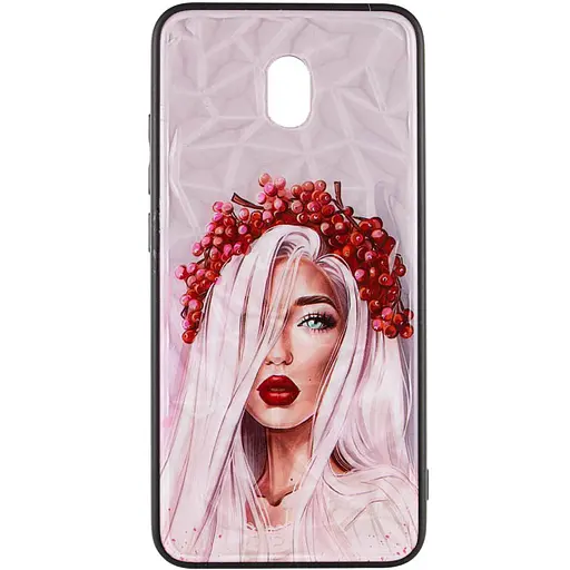 TPU+PC чохол Prisma Ladies для Xiaomi Redmi 8a Ukrainian Girl - фото 2