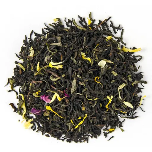 Чай Akbar Orient Mystery суміш чорного та зеленого чаю з додаванням пелюсток волошки, жасмину, троянди та трояндової олії крупнолистовий 250 г - фото 2