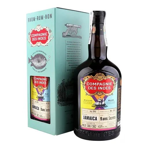 Ром Compagnie des Indes SingleCask JamaicaSecr 9 y.o. 43% 0.7 л 