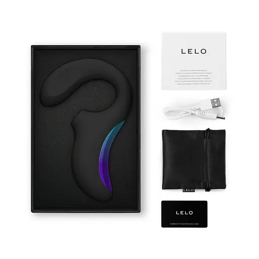 Вакуумний стимулятор клітора з вібрацією Lelo Enigma Wave чорний - фото 5