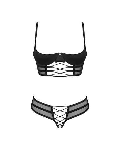Комплект Obsessive Roxelia 2-pcs crotchless Set XL/2XL - фото 3