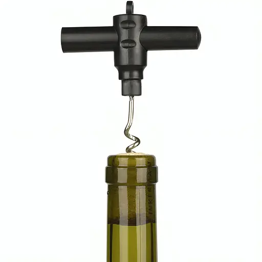 Штопор гвинтовий розбірний кишеньковий, Kitchen Master Червоний 84261 - фото 3