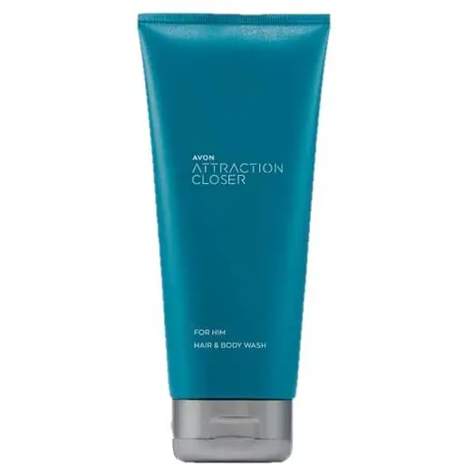 Шампунь-гель для душу Avon для чоловіків Attraction Closer 200 мл - фото 1