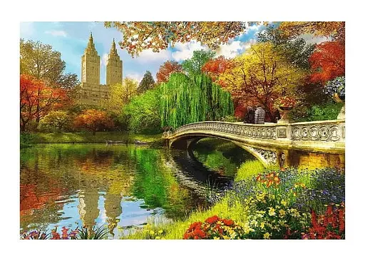 Пазл Trefl деревянный фигурный Центральный парк Манхэттен Нью-Йорк США 500+1 эл. (20157) - фото 2