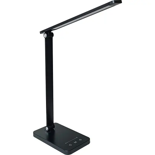 Настільна лампа OSRAM Panan DISK FOLD SQ 6.5W 3000К 4000К 6500К з димером чорний (4099854363887) - фото 1