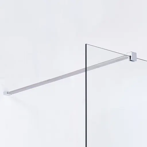 Душова стінка Volle 900x1900 + профіль стіновий + тримач скла (D) 1000мм Walk-In 18-08-90+01-01+05D-100, прозорий - фото 4