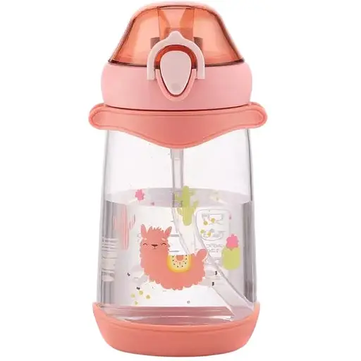 Пляшка для води дитяча Ardesto Llama 0.5 л рожева (AR2250PL)