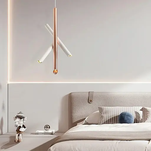 Светильник TUBES в белом корпусе в стиле модерн | Line F | Арт. MJ102/3 GD+WT - фото 9