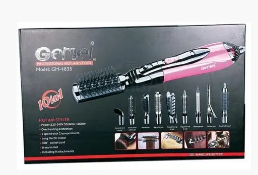 Стайлер Gemei GM 4835 Фен-щітка 10 в 1 - фото 5