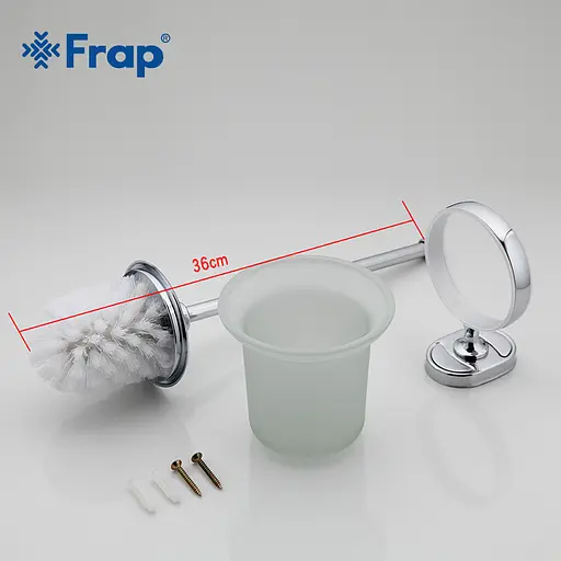 Ершик настенный Frap F1910 1/20, Хром - фото 3