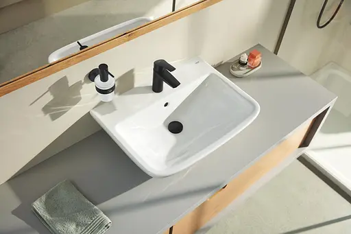 Смеситель для умывальника S-размера Grohe Eurosmart 239222433 Черный матовый - фото 4
