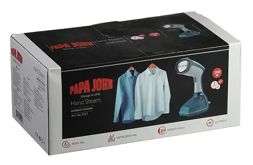 Ручной отпариватель Papa John 2021 Hand Steam паровой утюг 2000 Вт 320 мл - фото 6