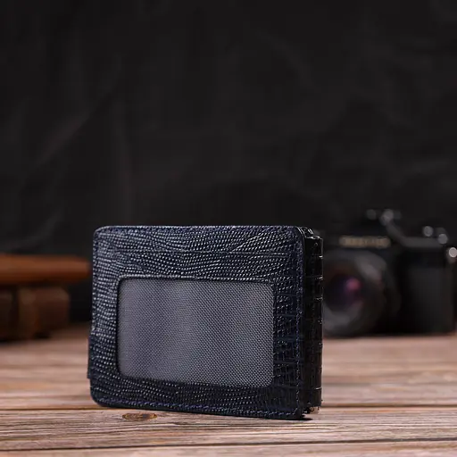 Мужской кожаный кошелек Canpellini 10.5х8х1 см acs0025585 - фото 8