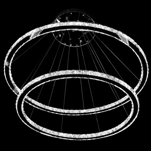 Люстра підвісна Brille з пультом LED 128W WW+NW+CW CH (BR-988S/2) - фото 5