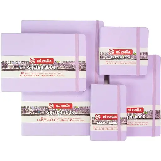 Блокнот для графики Royal Talens Art Creation А4 140г/м2 80л Pastel Violet [CD] - фото 2