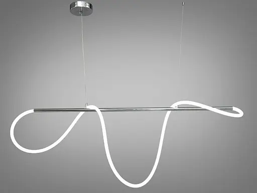 Лаконічна, приваблива, модна світлодіодна люстра шланг на планці, поту. - фото 1
