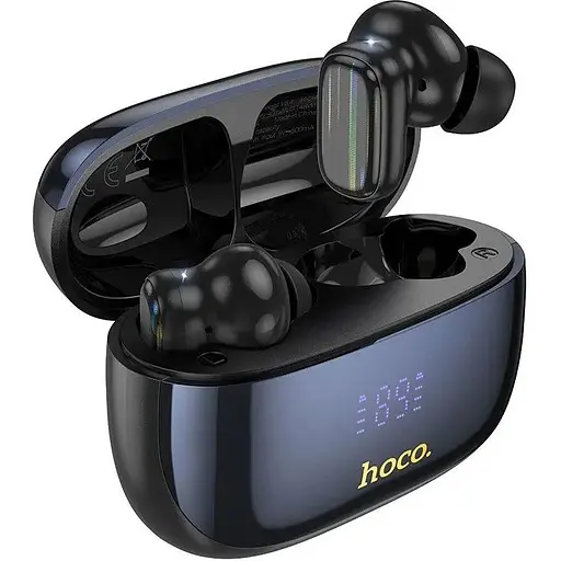 Навушники бездротові Hoco EQ20 Rhyme true wireless ANC+ENC noise Червоний BT headset чорний