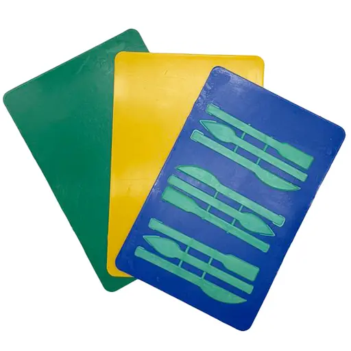 Дошка для пластиліну зі стеками AS-0201 в асортименті