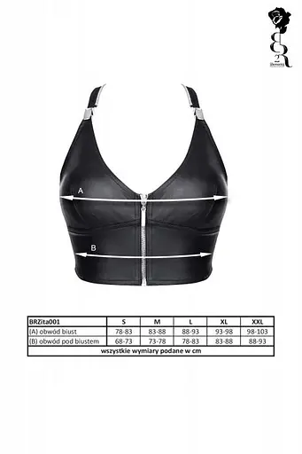 Короткий топ Demoniq BRZITAI001 L (чорний) - фото 15