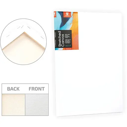 Подрамник Arteo 20×30 см мелкое зерно акриловый грунт хлопок 280г/м2