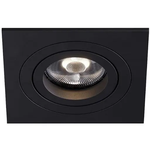 Светильник точечный врізний KLOODI KD-BASE SQ92 GU10 BK - фото 1