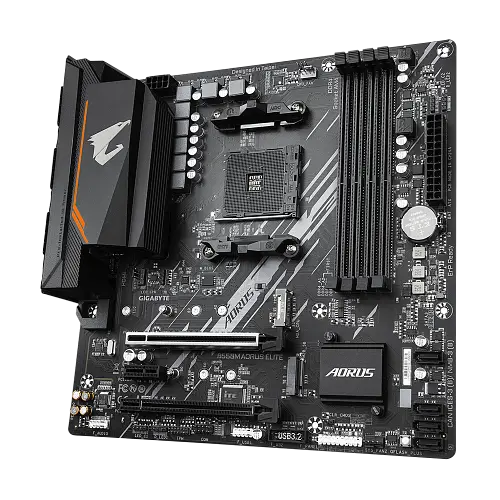 Материнська плата Gigabyte B550M Aorus Elite AX Socket AM4 (B550M AORUS ELITE AX) - фото 2