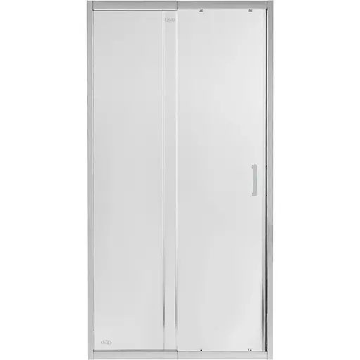 Душові двері в нішу Qtap Taurus CRM209-1.C6 90-100x185 см, скло Clear 6 мм, покриття CalcLess, універсальні, прозорий - фото 1