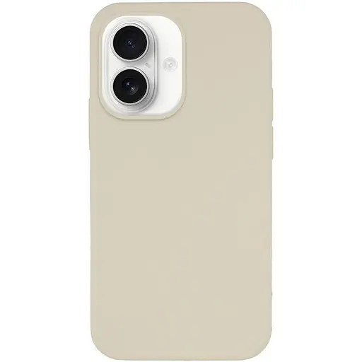Чехол Epik Silicone Case Full Protective AA NO LOGO для Apple iPhone 16 Plus 6.7 Бежевый/Antique White