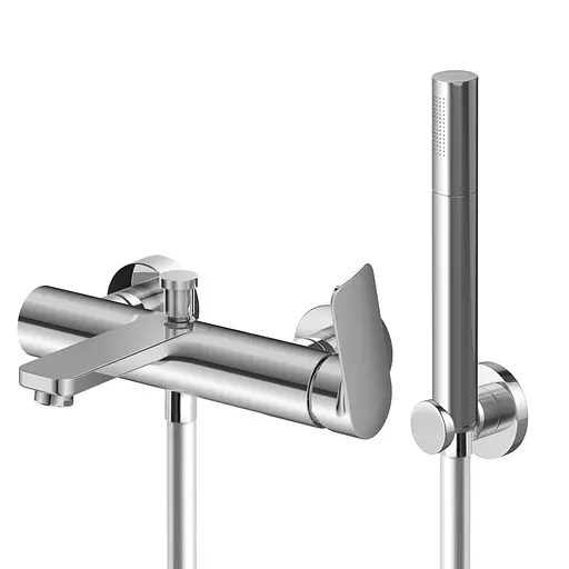 Змішувач для ванни Kohlman Texen chrome настінний KPL-QW110T Хром - фото 1