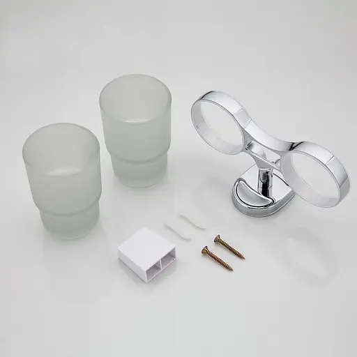 Стакан с держателем для зубных щеток Frap F1908 - фото 3