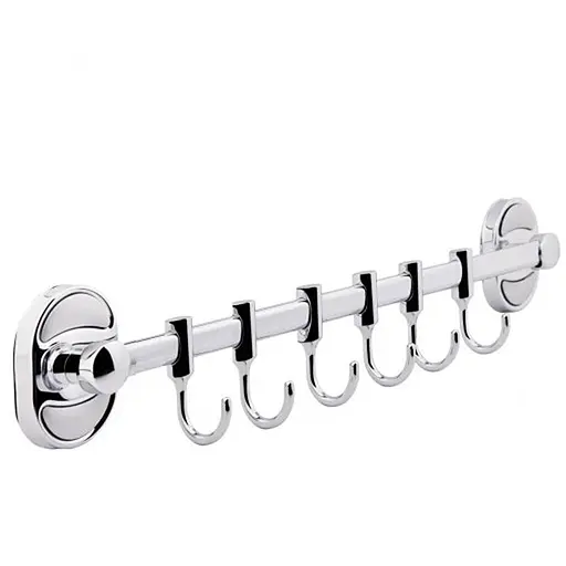 Вішалка для рушників 6 гачків Frap F1915-6 - фото 1